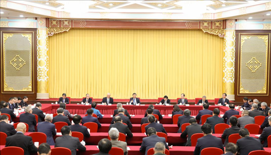 2024年3月6日，中共中央總書記、國(guó)家主席、中央軍委主席習(xí)近平看望參加全國(guó)政協(xié)十四屆二次會(huì)議的民革、科技界、環(huán)境資源界委員，并參加聯(lián)組會(huì)，聽取意見和建議。新華社記者 黃敬文 攝