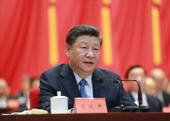 2019年9月20日，中央政協(xié)工作會(huì)議暨慶祝中國(guó)人民政治協(xié)商會(huì)議成立70周年大會(huì)在全國(guó)政協(xié)禮堂召開。中共中央總書記、國(guó)家主席、中央軍委主席習(xí)近平出席大會(huì)并發(fā)表重要講話。新華社記者 丁林 攝