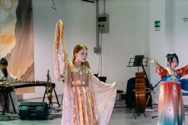 交流活動現(xiàn)場。 中國駐意大利使館供圖