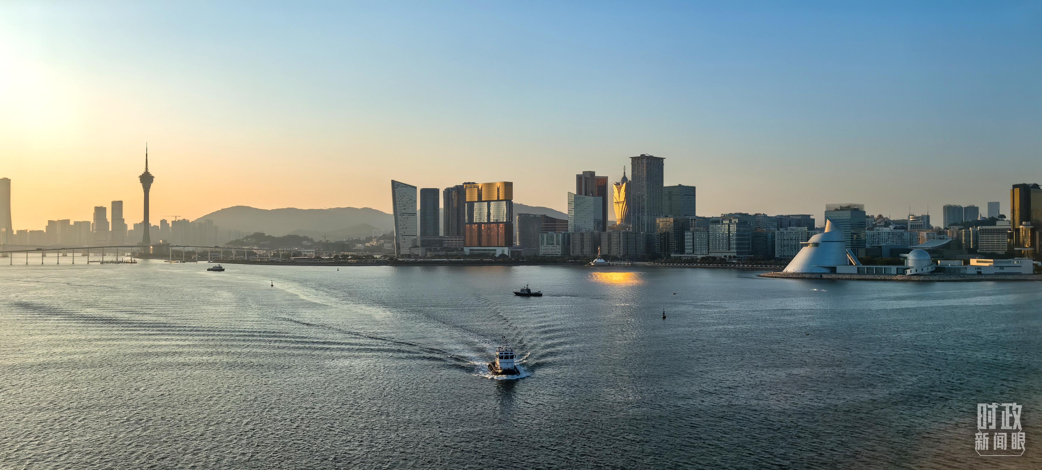 △澳門風(fēng)光。（總臺央視記者王子杭拍攝）