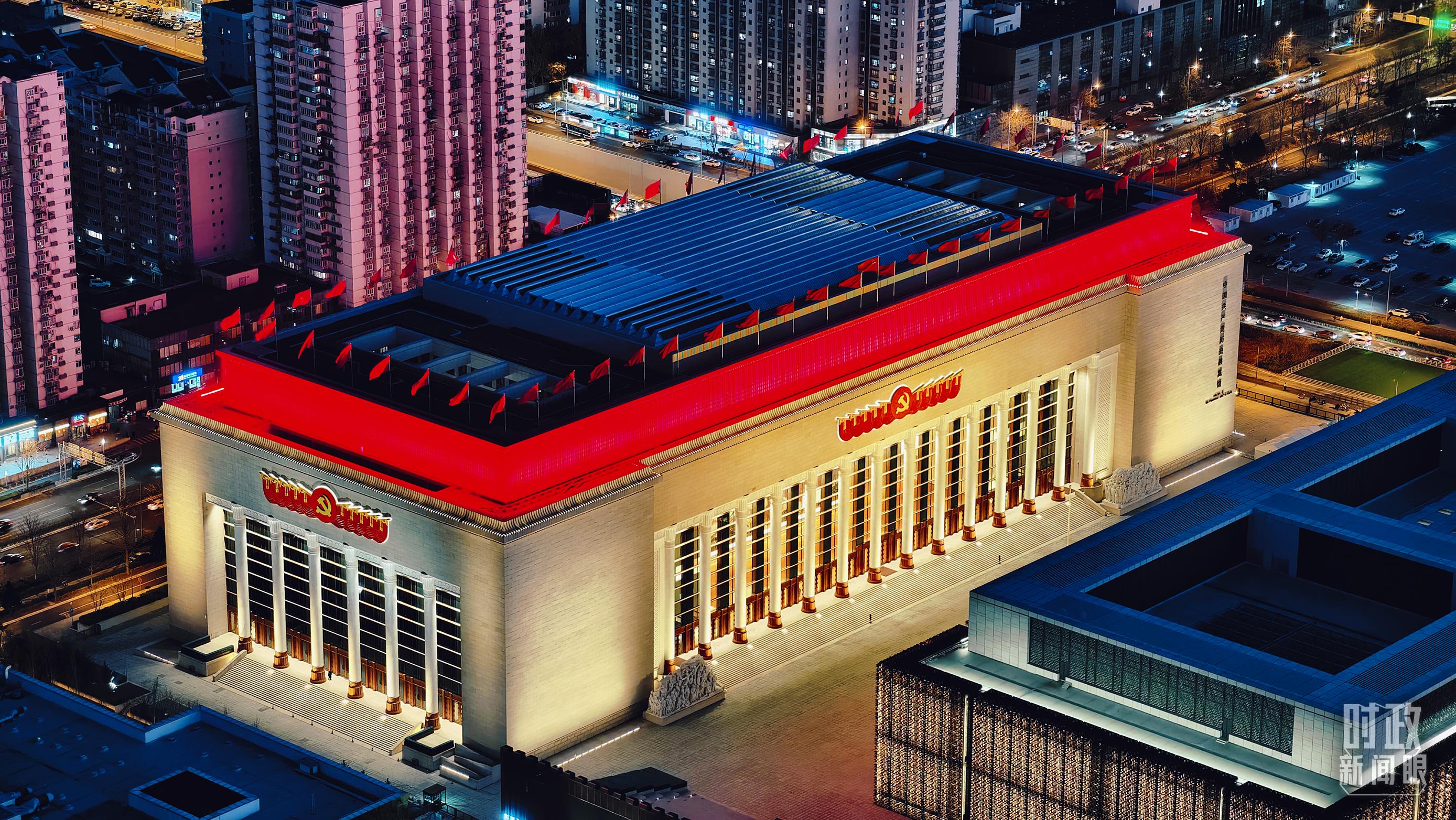 △中國共產(chǎn)黨歷史展覽館。（總臺央視記者張宇拍攝）