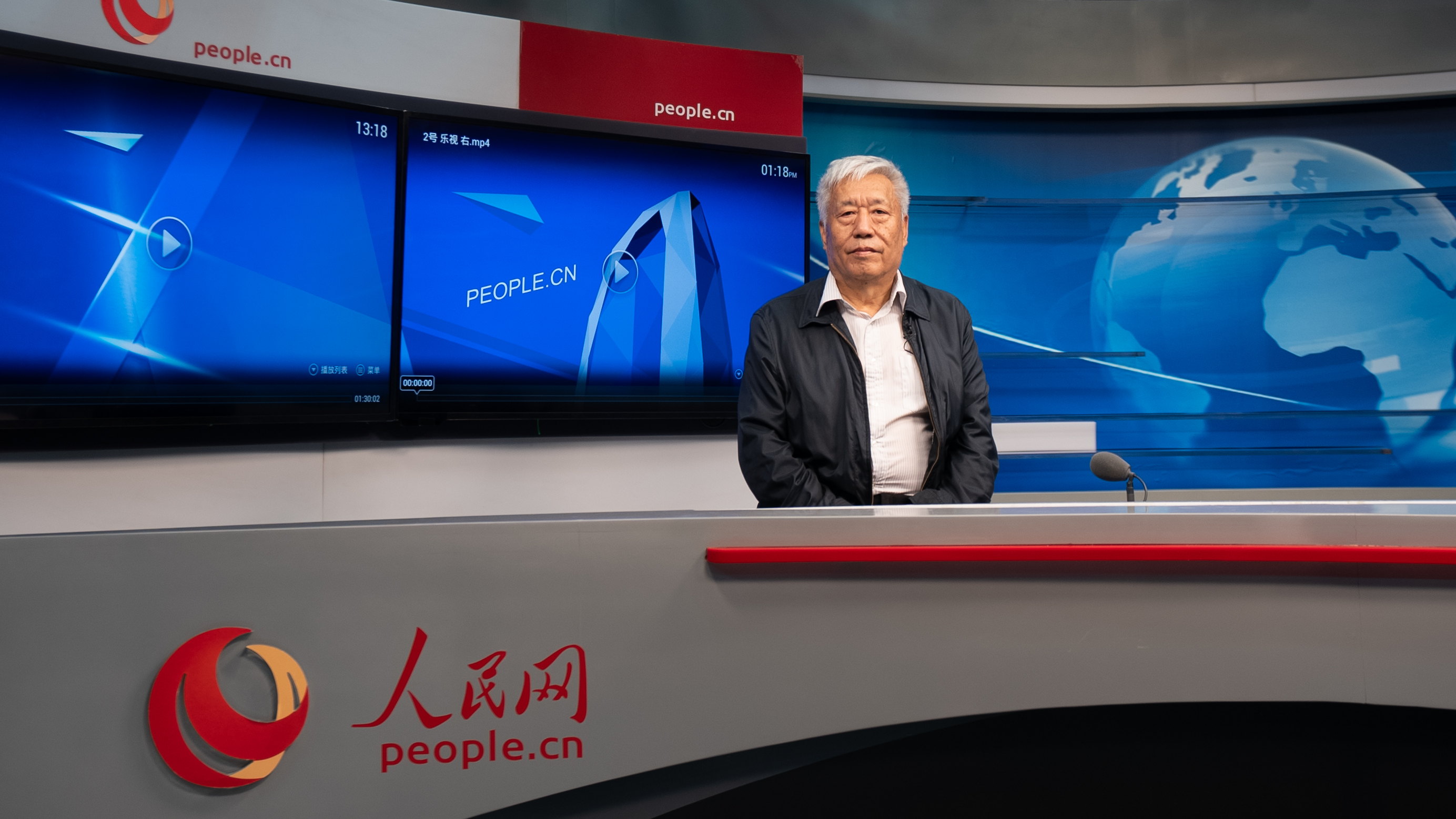 中國地震局地球物理研究所原副所長、研究員高孟潭作客人民網(wǎng)。人民網(wǎng)記者 葛泰佚攝